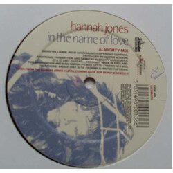 Hannah Jones In The Name Of Love USED VINYL 12INCH