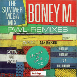 Boney M. The Summer Mega Mix (PWL Remixes) USED VINYL 12INCH 33 S RPM MAXI-SINGLE