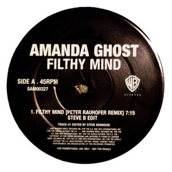 Amanda Ghost Filthy Mind (Peter Rauhofer Remixes) USED VINYL 12INCH PROMO