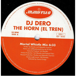 DJ Dero The Horn (El Tren) USED VINYL 12INCH 45 RPM MISPRINT