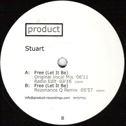 Stuart Free (Let It Be) USED VINYL 12INCH PROMO