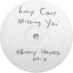 Lucy Carr Missing You USED VINYL 12INCH WHITE LABEL PROMO