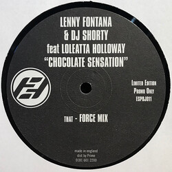 Lenny Fontana / DJ Shorty / Loleatta Holloway Chocolate Sensation USED VINYL 12INCH 45 RPM SINGLE SIDED LIMITED EDITION PROMO