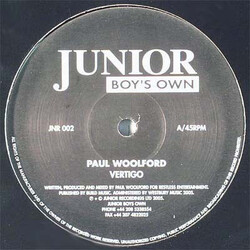 Paul Woolford Vertigo / Take The Pain USED VINYL 12INCH 45 RPM