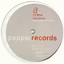 Cynda The Power USED VINYL 12INCH PROMO