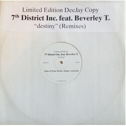 7th District Inc. Destiny (Remixes) USED VINYL 12INCH LIMITED EDITION PROMO
