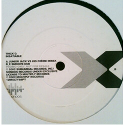 Thick Dick Insatiable USED VINYL 12INCH PROMO