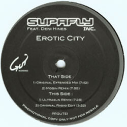 Supafly / Deni Hines Erotic City USED VINYL 12INCH PROMO