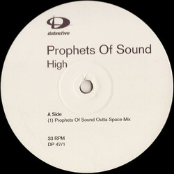 Prophets Of Sound High USED VINYL 12INCH 33 S RPM PROMO