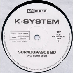 K-System Supadupasound USED VINYL 12INCH PROMO