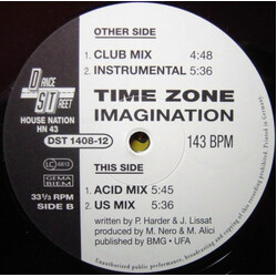 Timezone Imagination USED VINYL 12INCH