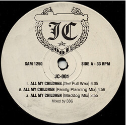 JC-001 All My Children USED VINYL 12INCH 33 S RPM PROMO