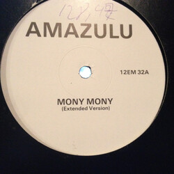 Amazulu Mony Mony USED VINYL 12INCH ADVANCE SINGLE