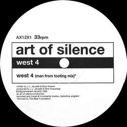Art Of Silence West 4 USED VINYL 12INCH 33 S RPM MISPRINT