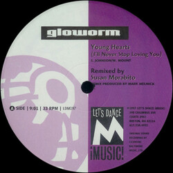 Gloworm Young Hearts (I'll Never Stop Loving You) USED VINYL 12INCH