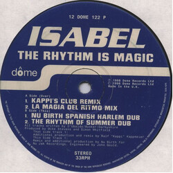 Isabel Fructuoso The Rhythm Is Magic USED VINYL 12INCH 33 S RPM STEREO