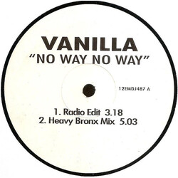 Vanilla (2) No Way No Way USED VINYL 12INCH PROMO