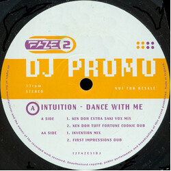 Intuition Dance With Me USED VINYL 12INCH 33 S RPM PROMO STEREO