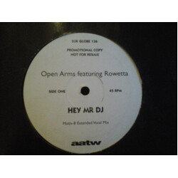 Open Arms / Rowetta Hey Mr DJ USED VINYL 12INCH PROMO