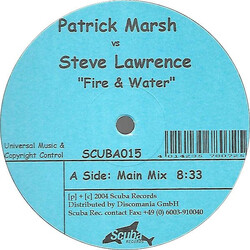 Patrick Marsh & Steve Lawrence Fire & Water USED VINYL 12INCH