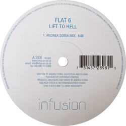 Flat 6 Lift To Hell USED VINYL 12INCH