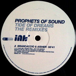 Prophets Of Sound Tide Of Dreams (The Remixes) USED VINYL 12INCH SINGLE PROMO