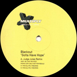 Blackout Gotta Have Hope USED VINYL 12INCH PROMO