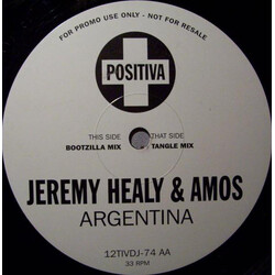 Jeremy Healy & Amos Argentina USED VINYL 12INCH 45 RPM MISPRINT PROMO