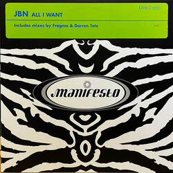 JBN All I Want USED VINYL 12INCH 45 RPM PROMO