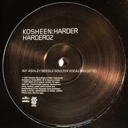 Kosheen Harder USED VINYL 12INCH 45 RPM PROMO