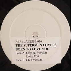 The Supermen Lovers Born To Love You USED VINYL 12INCH WHITE LABEL PROMO