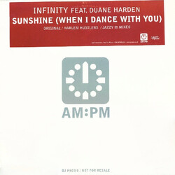 Infinity / Duane Harden Sunshine (When I Dance With You) USED VINYL 12INCH 33 S RPM PROMO