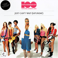 100% (2) / Jennifer John Just Can't Wait (Saturday) USED VINYL 12INCH 33 S RPM