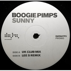 The Boogie Pimps Sunny USED VINYL 12INCH 45 RPM PROMO