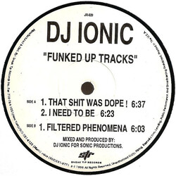 DJ Ionic Funked Up Tracks USED VINYL 12INCH