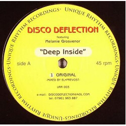 Disco Deflection / Melanie Grosvenor Deep Inside USED VINYL 12INCH 45 RPM 33 S RPM