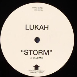 Lukah Storm USED VINYL 12INCH 45 RPM LIMITED EDITION PROMO