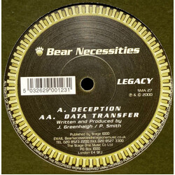 Legacy Deception / Data Transfer USED VINYL 12INCH 33 S RPM
