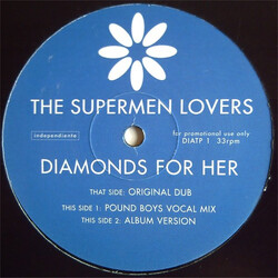 The Supermen Lovers Diamonds For Her USED VINYL 12INCH PROMO 33 S RPM