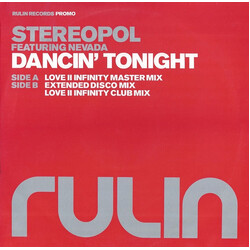 Stereopol / Nevada (16) Dancin' Tonight USED VINYL 12INCH 33 S RPM 45 RPM SINGLE PROMO