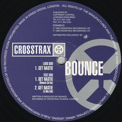 Bounce Get Nastie USED VINYL 12INCH 33 S RPM
