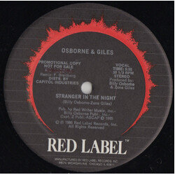 Osborne & Giles Stranger In The Night USED VINYL 12INCH