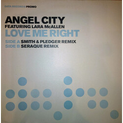 Angel City / Lara McAllen Love Me Right USED VINYL 12INCH PROMO 45 RPM