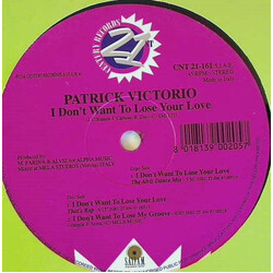 Patrick Victorio I Don't Want To Lose Your Love USED VINYL 12INCH