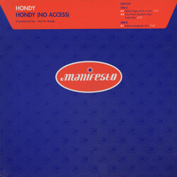 Hondy Hondy (No Access) USED VINYL 12INCH 33 S RPM PROMO