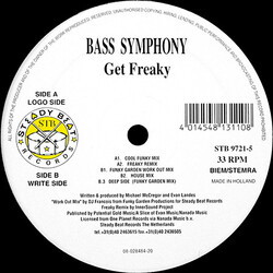 Bass Symphony Get Freaky USED VINYL 12INCH 33 S RPM