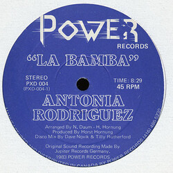 Antonia Rodriguez La Bamba USED VINYL 12INCH SINGLE 45 RPM