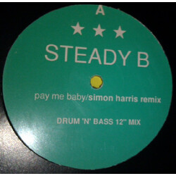 Steady B Pay Me Baby USED VINYL 12INCH SINGLE 45 RPM PROMO