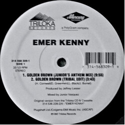 Emer Kenny Golden Brown (The Junior Vasquez Remixes) USED VINYL 12INCH 33 S RPM