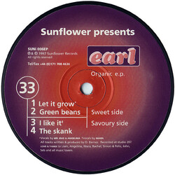 Earl Organic EP USED VINYL 12INCH EP